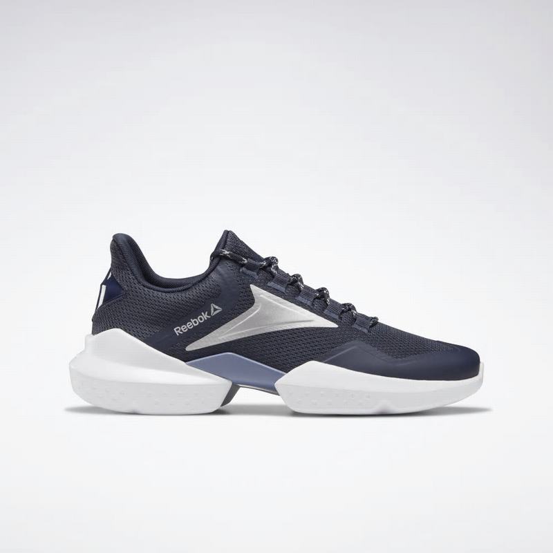 Reebok Split Fuel Tenisky Damske - Námornícka Modrá/Strieborne/Biele NJ6788OZ